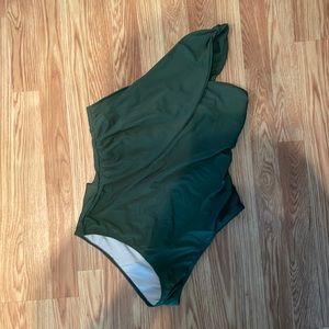 One piece bathing suit